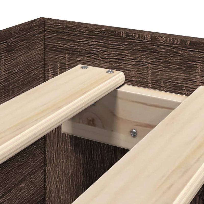 Casa si Gradina - Mobilier - Paturi si accesorii - Paturi - Cadru de pat, stejar maro, 90x200 cm, lemn prelucrat - Infinity.ro