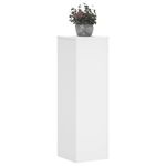 Casa si Gradina - Gradinarit si plante - Plante si ghivece - Ghivece si suporturi - Suporturi de plante, 2 buc., alb, 25x25x80 cm, lemn prelucrat - Infinity.ro