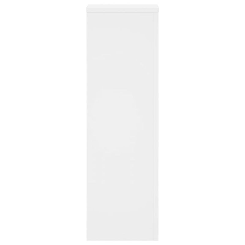 Casa si Gradina - Gradinarit si plante - Plante si ghivece - Ghivece si suporturi - Suporturi de plante, 2 buc., alb, 25x25x80 cm, lemn prelucrat - Infinity.ro