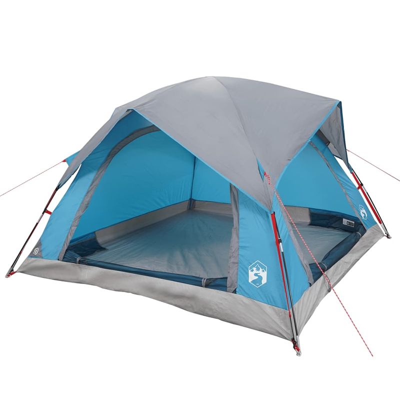 Sport si Outdoor - Camping - Corturi camping - Cort de camping, 4 persoane, albastru, impermeabil - Infinity.ro