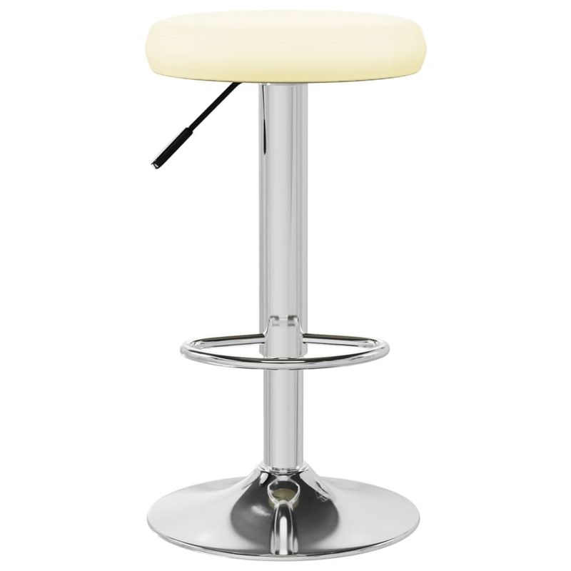 Casa si Gradina - Mobilier - Scaune si fotolii - Scaune - Scaune de bar, 2 buc., crem, piele ecologica - Infinity.ro