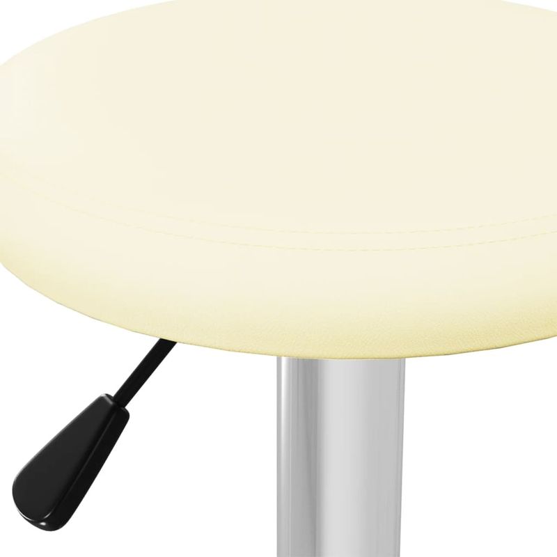 Casa si Gradina - Mobilier - Scaune si fotolii - Scaune - Scaune de bar, 2 buc., crem, piele ecologica - Infinity.ro