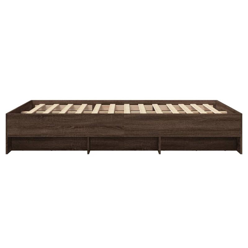 Casa si Gradina - Mobilier - Paturi si accesorii - Paturi - Cadru de pat, stejar maro, 120x190 cm, lemn prelucrat - Infinity.ro