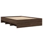 Casa si Gradina - Mobilier - Paturi si accesorii - Paturi - Cadru de pat, stejar maro, 120x190 cm, lemn prelucrat - Infinity.ro