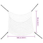 Petshop - Accesorii petshop - Alte accesorii petshop - Plase pentru fan, 2 buc, alb, dreptunghiulara, 100x90 cm, PP - Infinity.ro