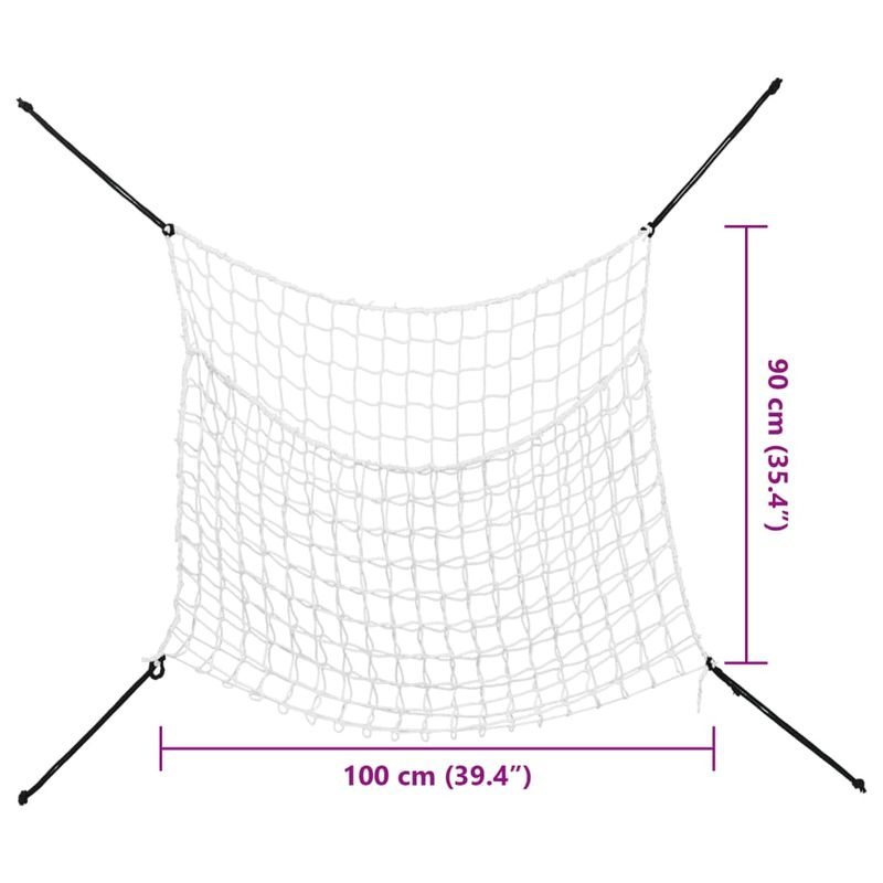 Petshop - Accesorii petshop - Alte accesorii petshop - Plase pentru fan, 2 buc, alb, dreptunghiulara, 100x90 cm, PP - Infinity.ro