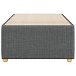 Casa si Gradina - Mobilier - Paturi si accesorii - Paturi - Cadru de pat de o persoana, gri inchis, textil - Infinity.ro