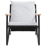 Casa si Gradina - Gradina si terasa - Mobilier exterior - Seturi mobila gradina - Set mobilier de balcon, 5 piese, cu perne, negru, otel - Infinity.ro