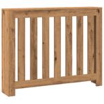 Casa si Gradina - Termice - Calorifere si accesorii - Accesorii calorifere - Masca de calorifer stejar artizanal 104x20x82 cm lemn prelucrat, design lamele verticale - Infinity.ro
