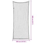 Auto si Moto - Remorci si platforme auto - Plasa de remorca cu funie elastica, negru, 8x3,5 m, PP - Infinity.ro