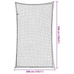 Auto si Moto - Remorci si platforme auto - Plasa de remorca cu funie elastica, negru, 5x3 m, PP - Infinity.ro