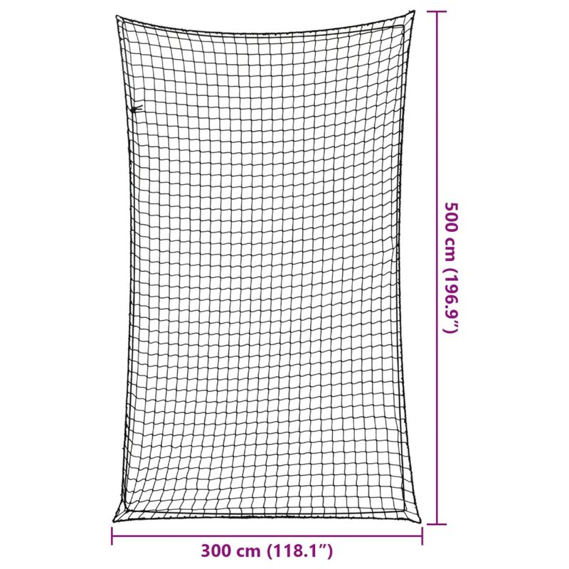 Auto si Moto - Remorci si platforme auto - Plasa de remorca cu funie elastica, negru, 5x3 m, PP - Infinity.ro