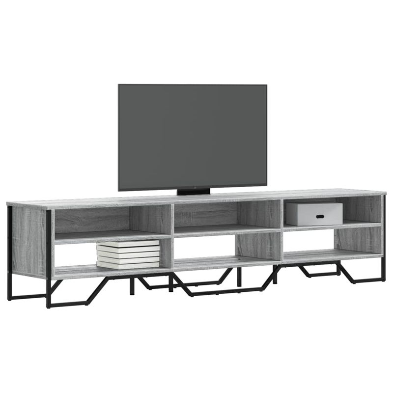 Casa si Gradina - Mobilier - Comode si corpuri - Comode - Dulap TV, gri sonoma, 180x34x41 cm, lemn prelucrat - Infinity.ro