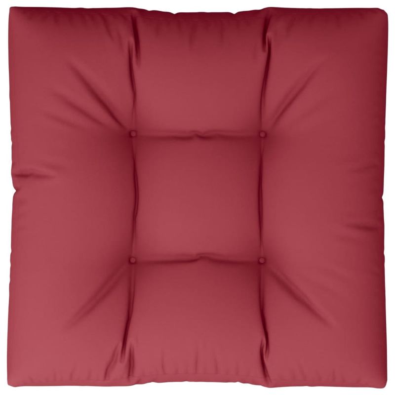 Casa si Gradina - Gradina si terasa - Mobilier exterior - Perne decorative exterior - Perna pentru paleti, rosu vin, 80x80x12 cm, material textil - Infinity.ro