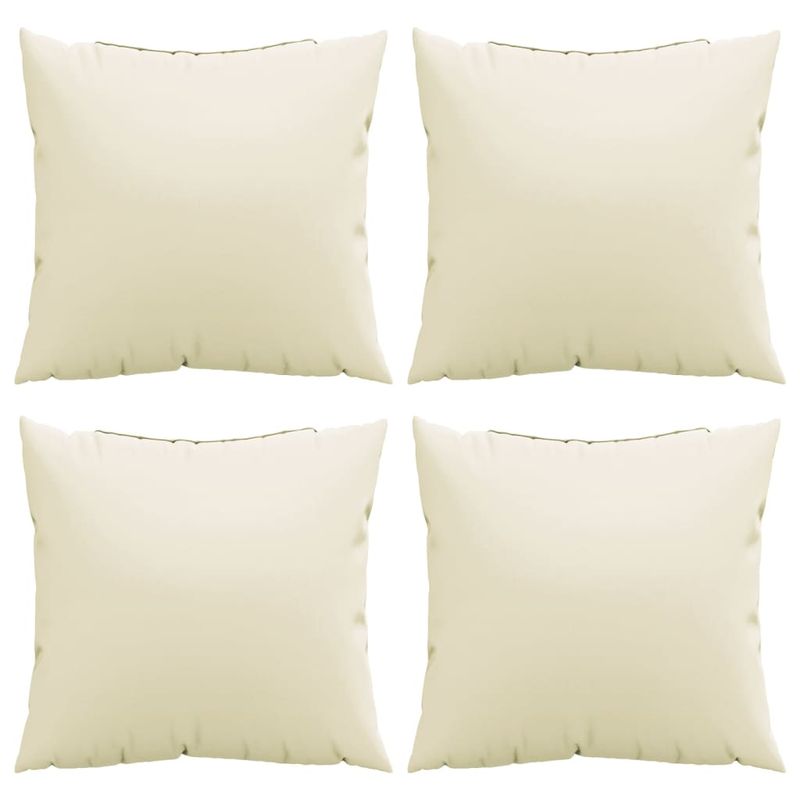 Casa si Gradina - Textile si covoare - Perne si pilote - Perne decorative - Perne de canapea, 4 buc., crem, 50x50 cm, textil - Infinity.ro