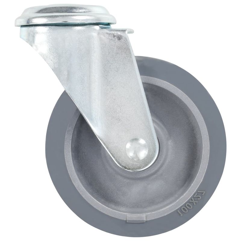 Casa si Gradina - Constructii - Depozitare, transport si protectie - Accesorii echipamente pentru transport si ridicat - Roti pivotante cu gaura pentru surub, 32 buc., 100 mm - Infinity.ro