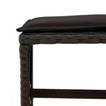 Casa si Gradina - Gradina si terasa - Mobilier exterior - Seturi mobila gradina - Set mobilier de exterior cu perne, 11 piese, negru, poliratan - Infinity.ro