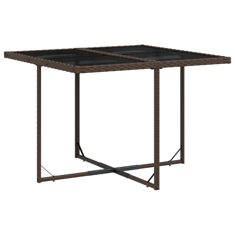 Casa si Gradina - Gradina si terasa - Mobilier exterior - Seturi mobila gradina - Set mobilier de gradina, 5 piese, cu perne, maro, poliratan - Infinity.ro