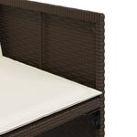 Casa si Gradina - Gradina si terasa - Mobilier exterior - Seturi mobila gradina - Set mobilier de gradina, 5 piese, cu perne, maro, poliratan - Infinity.ro