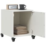 Casa si Gradina - Mobilier - Comode si corpuri - Noptiere - Noptiera, alb, 36x39x43,5 cm, otel - Infinity.ro