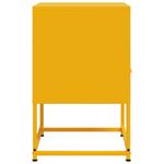 Casa si Gradina - Mobilier - Comode si corpuri - Noptiere - Noptiera, galben mustar, 36x39x60,5 cm, otel - Infinity.ro