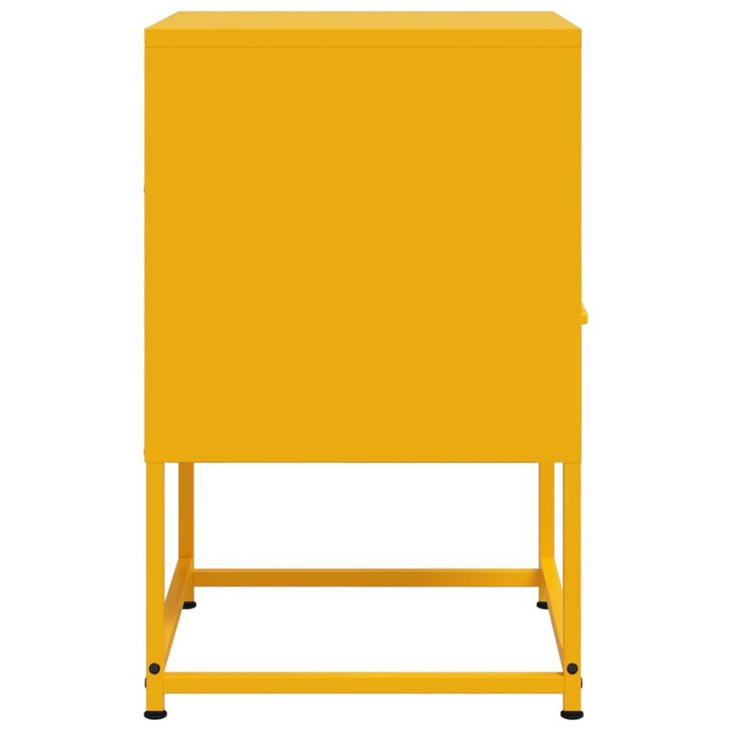 Casa si Gradina - Mobilier - Comode si corpuri - Noptiere - Noptiera, galben mustar, 36x39x60,5 cm, otel - Infinity.ro