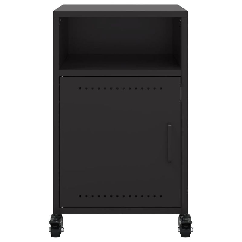 Casa si Gradina - Mobilier - Comode si corpuri - Noptiere - Noptiera, negru, 36x39x59 cm, otel - Infinity.ro