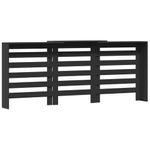 Casa si Gradina - Termice - Calorifere si accesorii - Accesorii calorifere - Masca pentru calorifer, negru, 205x21,5x83,5 cm, lemn prelucrat - Infinity.ro