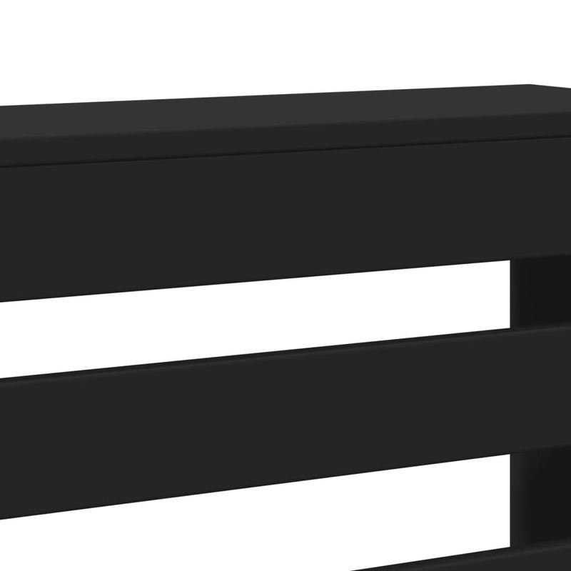Casa si Gradina - Termice - Calorifere si accesorii - Accesorii calorifere - Masca pentru calorifer, negru, 205x21,5x83,5 cm, lemn prelucrat - Infinity.ro