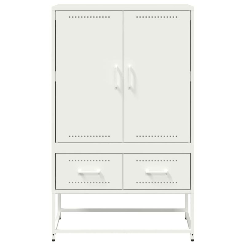 Casa si Gradina - Mobilier - Comode si corpuri - Corpuri bucatarie - Dulap inalt, alb, 68x39x111,5 cm, otel laminat la rece - Infinity.ro