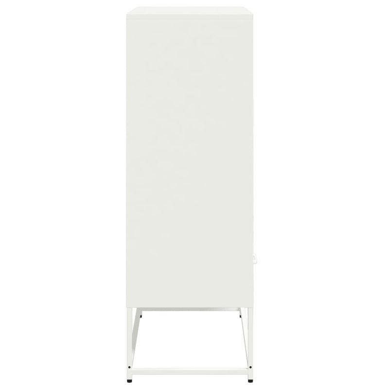 Casa si Gradina - Mobilier - Comode si corpuri - Corpuri bucatarie - Dulap inalt, alb, 68x39x111,5 cm, otel laminat la rece - Infinity.ro