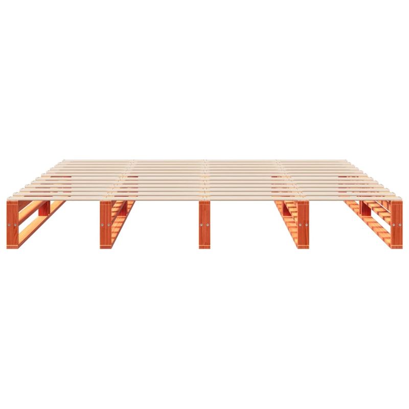 Casa si Gradina - Mobilier - Paturi si accesorii - Paturi - Cadru de pat fara saltea, maro ceruit 180x200 cm lemn masiv pin - Infinity.ro