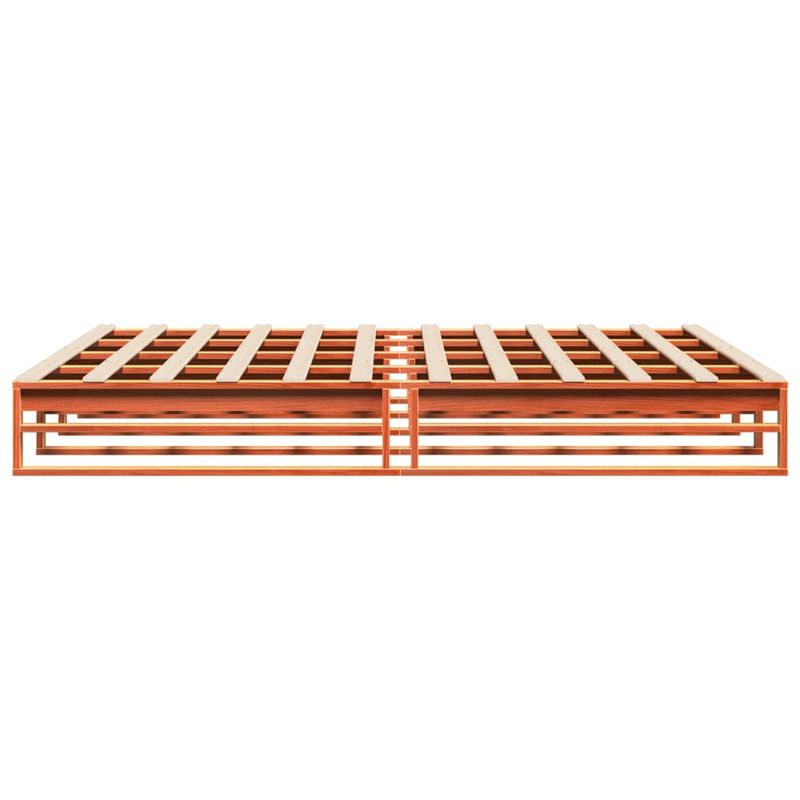 Casa si Gradina - Mobilier - Paturi si accesorii - Paturi - Cadru de pat fara saltea, maro ceruit 180x200 cm lemn masiv pin - Infinity.ro