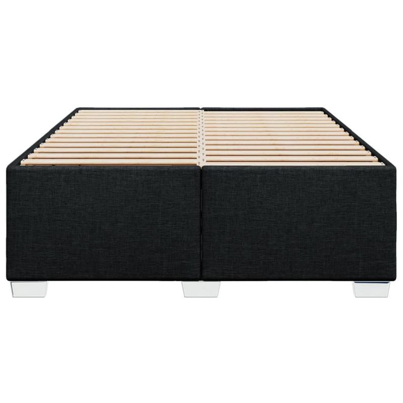 Casa si Gradina - Mobilier - Paturi si accesorii - Paturi - Cadru de pat fara saltea, negru, 160x200 cm, textil - Infinity.ro
