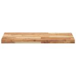 Casa si Gradina - Mobilier - Biblioteci si rafturi - Rafturi - Rafturi suspendate 4 buc. 80x40x4 cm lemn masiv acacia netratat, finisat în ulei - Infinity.ro