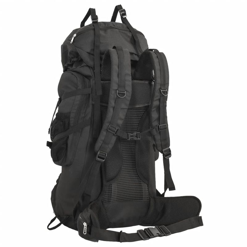 Sport si Outdoor - Articole de voiaj - Rucsacuri - Rucsac de drumetie, negru, 80 L, tesatura oxford - Infinity.ro