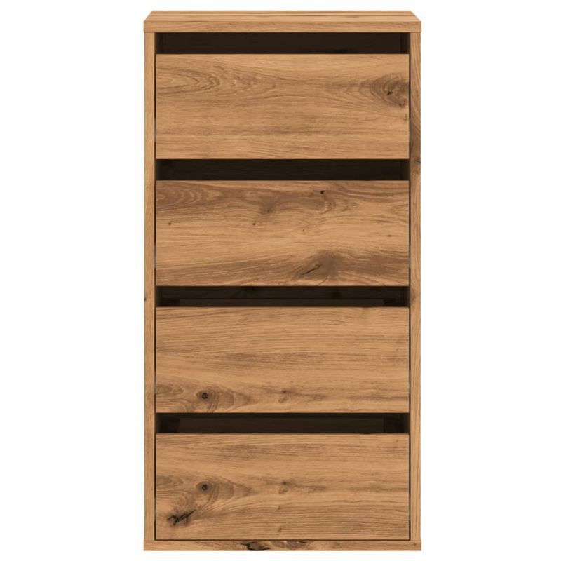 Casa si Gradina - Mobilier - Comode si corpuri - Comode - Dulap colt sertare stejar artizanal 40x41x76 cm lemn prelucrat - Infinity.ro