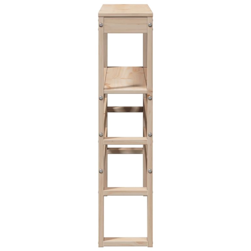 Casa si Gradina - Mobilier - Paturi si accesorii - Accesorii paturi - Tablie de pat cu rafturi, 75 cm, lemn masiv de pin, mărime 81x19x82 cm - Infinity.ro