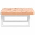 Casa si Gradina - Mobilier - Biblioteci si rafturi - Rafturi - Raft pentru lavoar montat pe perete, otel si lemn masiv fag - Infinity.ro