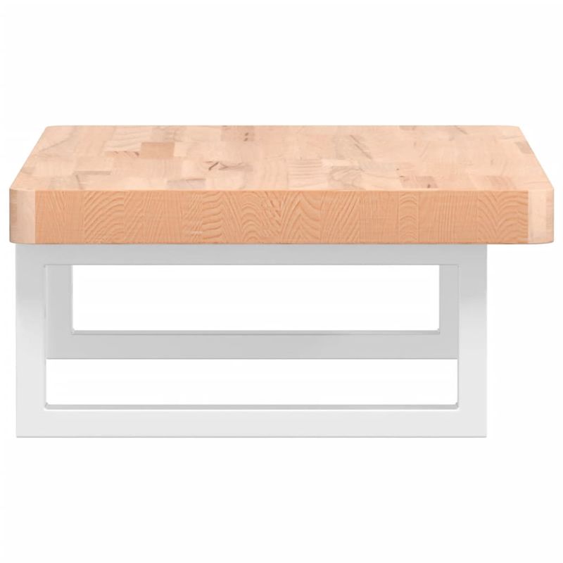 Casa si Gradina - Mobilier - Biblioteci si rafturi - Rafturi - Raft pentru lavoar montat pe perete, otel si lemn masiv fag - Infinity.ro