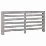 Casa si Gradina/Termice/Calorifere si accesorii/Accesorii calorifere - Masca pentru calorifer, gri sonoma, 175x20x82 cm lemn prelucrat - Infinity.ro