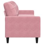 Casa si Gradina - Mobilier - Canapele si coltare - Canapele - Canapea cu 3 locuri, roz, 210 cm, catifea - Infinity.ro