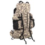 Sport si Outdoor - Articole de voiaj - Rucsacuri - Rucsac de drumetie, camuflaj maro camel, 100 L, tesatura oxford - Infinity.ro