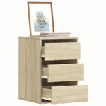 Casa si Gradina - Mobilier - Comode si corpuri - Comode - Dulap colt cu sertare stejar sonoma 40x41x58 cm lemn prelucrat - Infinity.ro