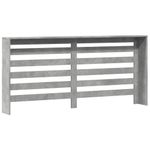 Casa si Gradina/Termice/Calorifere si accesorii/Accesorii calorifere - Masca pentru calorifer, gri beton, 175x20x82 cm, lemn prelucrat - Infinity.ro