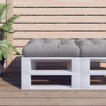 Casa si Gradina - Gradina si terasa - Mobilier exterior - Perne decorative exterior - Perna de paleti, gri, 60x60x12 cm, material textil - Infinity.ro