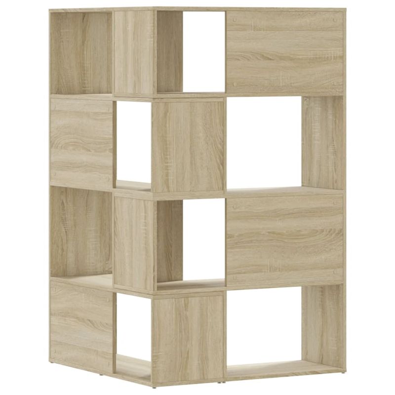 Casa si Gradina - Mobilier - Biblioteci si rafturi - Biblioteci - Biblioteca de colt cu 4 niveluri stejar sonoma 85x85x140cm lemn - Infinity.ro