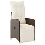 Casa si Gradina - Gradina si terasa - Mobilier exterior - Seturi mobila gradina - Set bistro de gradina cu perne, 9 piese, maro, poliratan - Infinity.ro