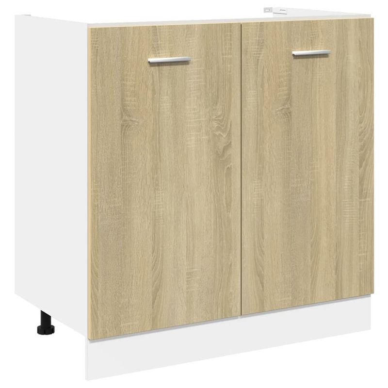 Casa si Gradina - Mobilier - Comode si corpuri - Corpuri bucatarie - Set dulapuri de bucatarie 7 piese stejar sonoma, lemn prelucrat - Infinity.ro