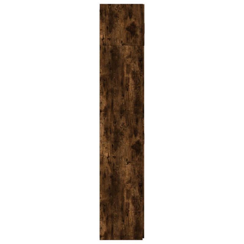 Casa si Gradina - Mobilier - Comode si corpuri - Comode - Dulap depozitare stejar fumuriu 80x42,5x225 cm lemn prelucrat - Infinity.ro
